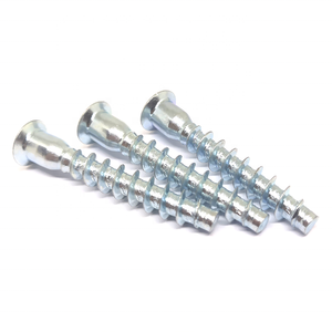 Vis de fixation pour meubles en acier au carbone à tête plate zinguée M7 - Product Image 5