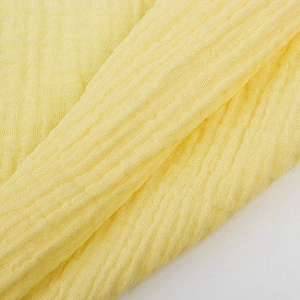 Tissu en coton double couche, écologique, respirant, mousseline <span class=keywords><strong>de</strong></span> coton unie, <span class=keywords><strong>gaze</strong></span> <span class=keywords><strong>de</strong></span> coton teinte pour robes, vêtements pour bébés et enfants, vêtements d'intérieur - Product Image 2