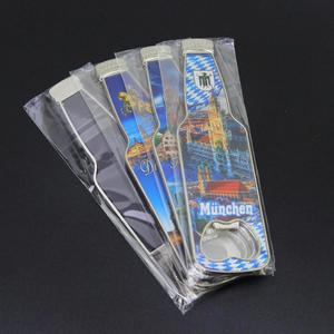 Supplier Custom Shape Stainless Bottle Cards Bottleopener <b>Fridge</b> Magnet With Opener - Product Image 5