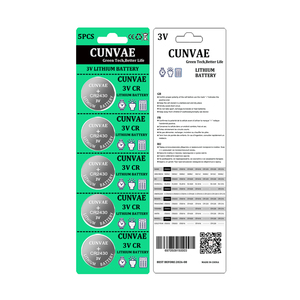3V <span class=keywords><strong>cr2032</strong></span>,<span class=keywords><strong>cr2025</strong></span>,cr2050 piles bouton au lithium coin cellules batteries 210mah - Product Image 2