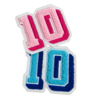 Badges 3D en gros avec logo, patchs brodés 100 % en tissu éponge, patchs personnalisés en chenille thermocollants