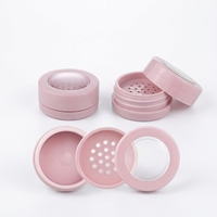 Boîtier vide rond en gros pour cosmétiques, maquillage, fard à joues, poudre libre, poudre fixante pour soins capillaires