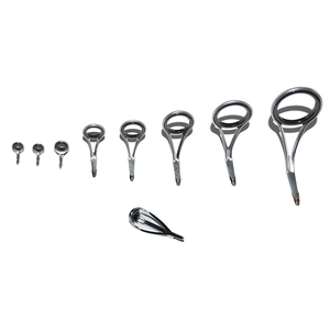 Anneau de guidage en acier inoxydable <span class=keywords><strong>SIC</strong></span> CC LY <span class=keywords><strong>pour</strong></span> la réparation, la rénovation et l'assemblage de cannes à <span class=keywords><strong>pêche</strong></span> spinning UL-L-ML-M-MH-H, bricolage - Product Image 6