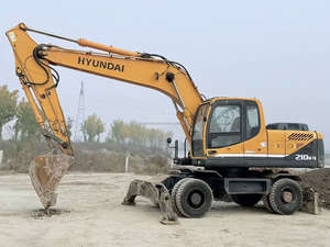 Excavadora de ruedas Hyundai 210W-9 altamente eficiente 90% nueva excelente capacidad operativa Cummins Motor gran oferta Corea Nacional IV - Product Image 2