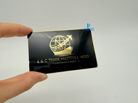 Metal Acero Inoxidable Tarjeta De Visita Espejo Plata