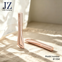 Emballage de gloss à lèvres en gros avec étiquette privée Jinze, tubes de gloss à lèvres roses personnalisés avec porte-clés