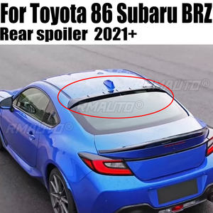 Alerones Traseros para Maletero para TOYOTA ZA86 GR86 para Subaru BRZ 2021+ ABS Negro Brillante, Alerón de Techo (3 Unidades Vendidas) - Product Image 1