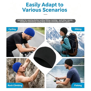 Özel logo baskılı kask altı bere soğutucu fileli bisiklet koşu şapkası güneş koruyucu hafif nefes alan kask altına uygun - Product Image 6