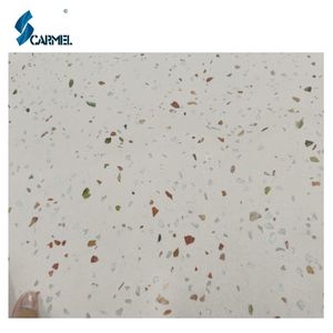 Pierre artificielle au design moderne sans résine Grande dalle Panneaux de terrazzo Carreaux de sol Pavés Revêtement de sol <span class=keywords><strong>en</strong></span> terrazzo - Product Image 1