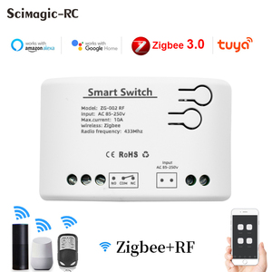 F0202 Tuya <strong>Zigbee</strong> Switch Module 1CH AC/DC 7-32V AC 85-250V Smart Switch Works with <strong>Zigbee</strong> Bridge Voice <strong>Control</strong> by Alexa - Product Image 3