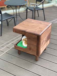 Toptan Ahşap Kedi Evi İç Mekan Kedi Kulübesi Kafesi Dekoratif Ahşap Yan Sehpa Kedi Yatağı Gizli Tabure Köpek Kafesi Küçük Ev - Product Image 3