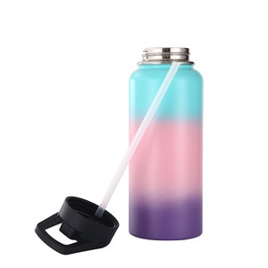 Bouteille de boisson sportive en gros, double paroi, isolée sous vide, en acier inoxydable, pour enfants, avec logo personnalisé, maintien au froid pendant 24 heures - Product Image 1