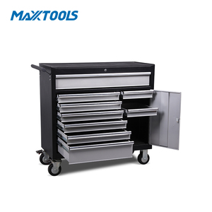 Armadio Portautensili da Garage Resistente con Ruote, Cassettiera in Acciaio Bloccabile per Officina e Meccanici - Product Image 2