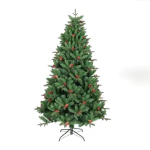 Nuevo diseño Venta caliente 45cm-210cm Verde Navidad Mascota Pino Aguja Árbol Diseño Hogar Decoración de Navidad Árbol de Navidad - Product Image 6