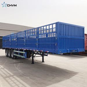 Hek Cargo Trailer Gebruikt Semi Trailer Zijwand <span class=keywords><strong>Stake</strong></span> Vrachtwagen Truck Trailer - Product Image 3