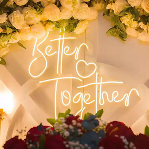 Insegna al Neon Personalizzabile per Matrimoni <span class=keywords><strong>e</strong></span> Feste - Design 'Vuoi Sposarmi?' <span class=keywords><strong>e</strong></span> 'Meglio Insieme?' Illuminazione Pubblicitaria <span class=keywords><strong>e</strong></span> Direzionale - Product Image 5