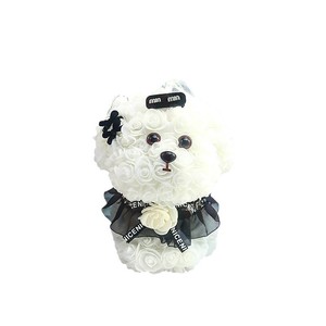 25cm Rose Ours en peluche 35cm Rose Ours Fleur Artificielle Ours de Roses Meilleur Cadeau de Saint Valentin pour Petite Amie NP60906 - Product Image 2