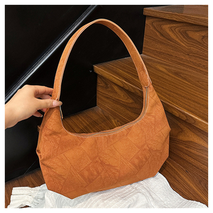 Borsa a Mezzaluna Vintage in Pelle PU per Uso Quotidiano Femminile alla Moda - Product Image 3
