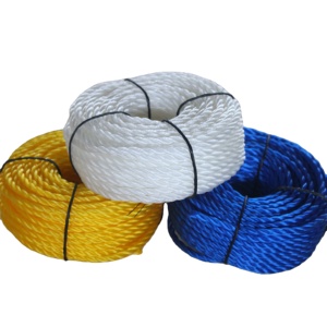 Corde marine en polypropylène haute résistance, 3 brins, corde torsadée en polypropylène tressée pour la pêche marine - Product Image 1