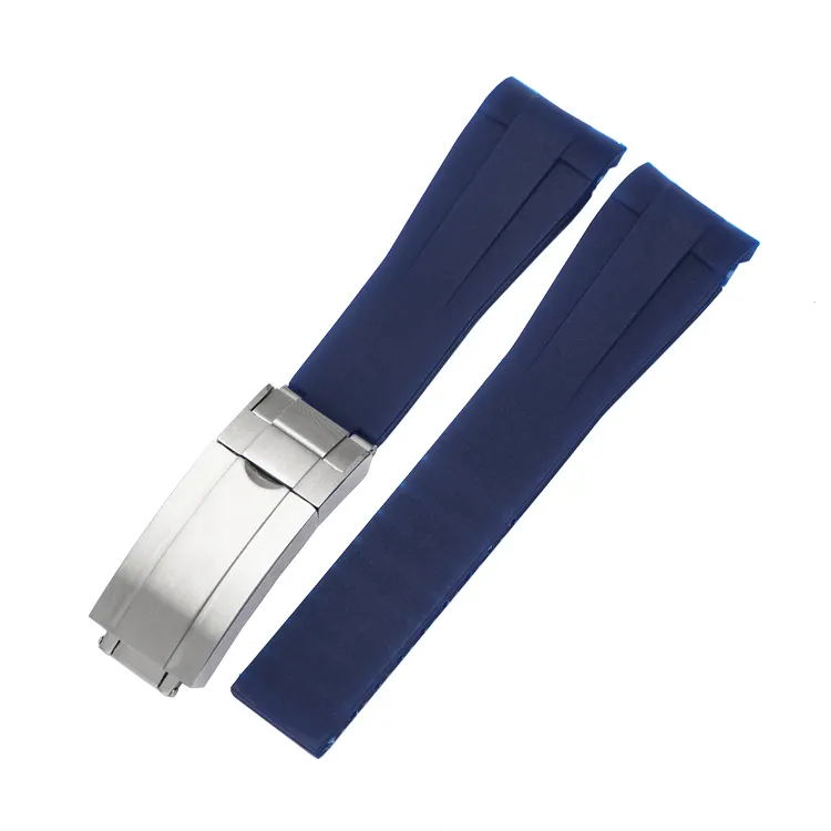 Cinturino in gomma sportivo da 20mm 21mm di alta qualità cinturino per orologio di fabbrica per cinturino per orologio seiko cinturino per orologio verde nero per rolex