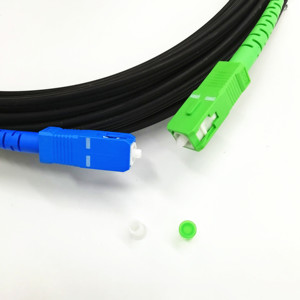 <span class=keywords><strong>Prix</strong></span> usine G675A 1 2 4 6 8 Core Extérieur FTTH <span class=keywords><strong>Fibre</strong></span> Optique cordon de <span class=keywords><strong>raccordement</strong></span> ftth à 2 noyaux Avec Le Fil De Messager - Product Image 3
