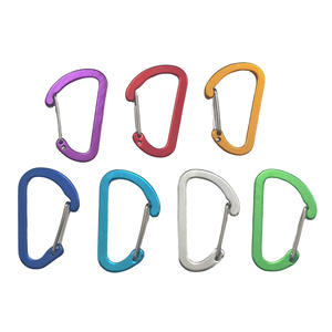 Outdoor <b>Carabiner</b> D Type Aluminum Alloy Key Ring Backpack Hook Water Bottle Clip Multi Functional Camping Hiking Gear - Product Image 5
