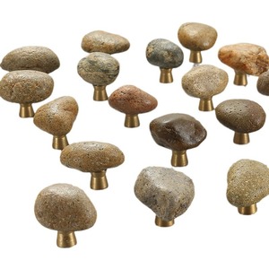 Add Chess Pieces And <b>Metal</b> Handle Single Hole Brass Natural Stone Wardrobe <b>Cabinet</b> <b>Drawer</b> Knob - Product Image 3