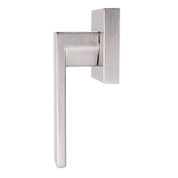 Poignées de porte carrées à levier robustes pour chambre à coucher avec serrure, portes intérieures