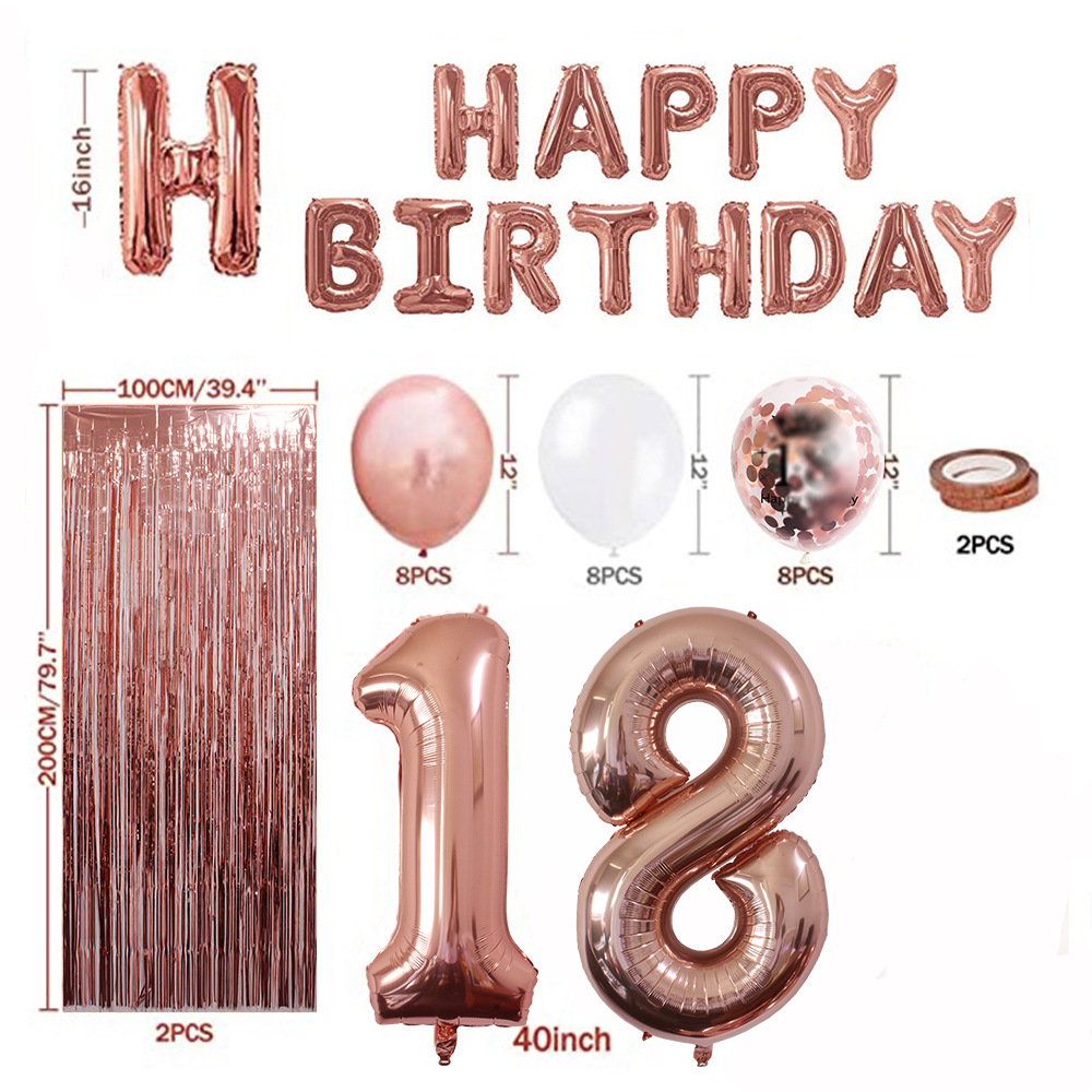 rose gold 18th