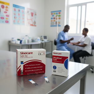 Tiras Reactivas para Glucómetro <span class=keywords><strong>Sinocare</strong></span> Safe AQ Cool (Solo Tiras) - Product Image 4