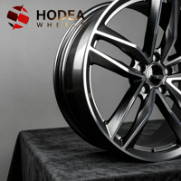 Jantes en alliage forgé style OE de 18/19/20/21/22 pouces pour Audi A4 A6 Q5 Q7, 10 branches, 5 trous, finition usinée, gris anthracite