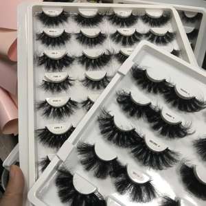 Boîte magnétique faite à la main pour <span class=keywords><strong>cils</strong></span> de vison végétalien à bande complète Faux <span class=keywords><strong>Cils</strong></span> 3D avec emballage de faux <span class=keywords><strong>cils</strong></span> à bande à pointes - Product Image 4