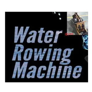 दरवाजा करने के लिए दरवाजा इनडोर Waterrow वाणिज्यिक क्लब रोइंग मशीन लकड़ी जल पंक्ति