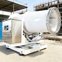 Nouvelle machine pulvérisatrice électrique polyvalente à canon à brouillard, équipement de lutte contre la poussière environnementale, couverture de 15 à 150 m, débit de 15 à 360 L/min