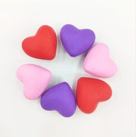 Gommes en forme de cœur mignonnes en gros à prix abordable, gommes à crayon en caoutchouc souple, fournitures de papeterie fantaisie Kawaii pour enfants