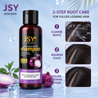 Sampo Biotin JSY Red Onion 500ml, Memperkuat, Menutrisi Kulit Kepala, Rambut Halus Berkilau, Berbahan Dasar Tumbuhan, Label Pribadi OEM ODM Perawatan Rambut