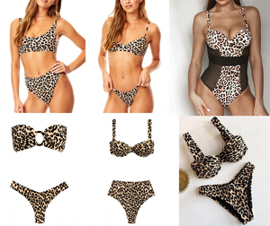 ผู้ผลิตชุดว่ายน้ำ ลายเสือชีตาห์ บิกินี่ไมโครแบบเซ็กซี่ นางแบบสาวน้อย - Product Image 2