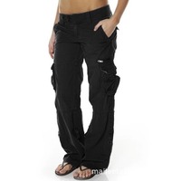 Pantalon cargo tactique pour femme, multi-poches, pour randonnée en extérieur, coupe droite, pantalon de travail, fournisseur d'usine en gros