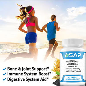 Etiqueta privada Himalayan 2000mg Shilajit Sea Moss Tongkat Ali Ashwagandha y Shilajit Cápsula - Product Image 2