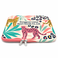 Sac d'ordinateur en néoprène personnalisé, protection pour ordinateur portable, taille MacBook, avec patch logo en caoutchouc, pour cadeaux universitaires, fournisseur OEM