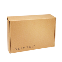 Cajas de Envío Ecológicas al por Mayor, Rígidas, de Cartón Corrugado Kraft con Relieve para Calcetines y Pieles, con Logotipo Personalizado