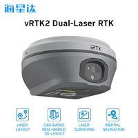 Récepteur GPS GNSS RTK LASER Hi Target VRTK2 pour levés topographiques, compatible avec la caméra double laser GPS RTK
