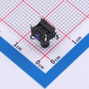 ZX-QC66-9.5CJ Tactile Switch Through hole Component THT-4P,6x6mm Switch Single Pole Single Throw Round Button 2.6N Through Hole - Product Image 2