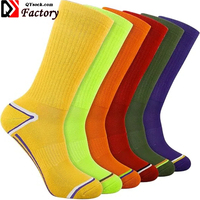 Chaussettes éponge colorées personnalisées laine mérinos nylon coton fond numérique pour les exercices en plein air randonnée course ski trekking travail