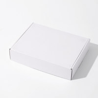 Boîte d'expédition pliable auto-érectible en carton ondulé de 2 mm, écologique, recyclable, réutilisable, impression personnalisée, couleur pastel, emballage cadeau pour