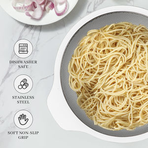 18/8 स्टेनलेस स्टील रसोई के स्ट्रॉनर कूलर रसोई के साथ रसोई के खाद्य स्ट्रेनर कूलर - Product Image 5