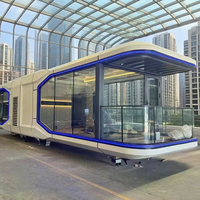 Conception innovante Maison capsule spatiale Maison modulaire Villa mobile préfabriquée Utilisation pour la maison et l'hôtel