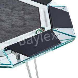 Mesa <span class=keywords><strong>De</strong></span> póquer <span class=keywords><strong>De</strong></span> Casino <span class=keywords><strong>De</strong></span> vidrio templado <span class=keywords><strong>De</strong></span> calidad superior Mesa <span class=keywords><strong>De</strong></span> póquer <span class=keywords><strong>De</strong></span> lujo <span class=keywords><strong>De</strong></span> cristal transparente para juegos <span class=keywords><strong>De</strong></span> azar - Product Image 6