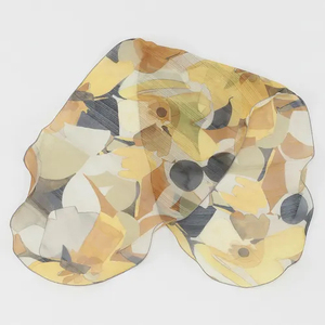 Wholesale Women's Lightweight Polyester Scarves Shawls Italy Style Hand-Painted Pattern Breathable Fashion <b>Sunscreen</b> Protection - Product Image 4