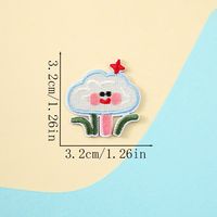 Nouveau tissu brodé de dessins animés avec de jolis motifs de fleurs et de plantes, patchs à coudre pour vêtements, avec support thermocollant